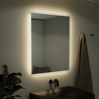 Origins Living Mirrors Edison EDS-011068-00 Origins Living Edison Rectangular Mirror 60 - 60x80cm EDS-011068-00 Toilets & Frames Sanro Rimless Wall Hung WC & Soft Close Seat SAN5139