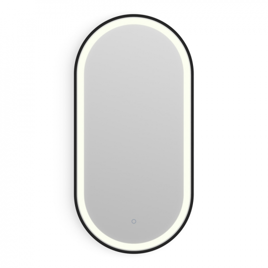 Origins Living Lomax Light Capsule Mirror 50 Black - 50x100cm LML-01C051-BK from Ebzone Mirrors Origins Living Blake Magnifying 5x Wall Mirror - Chrome BLK-007512-CH