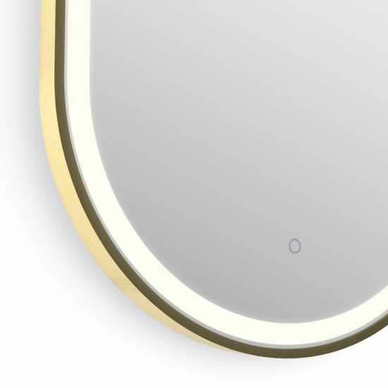 Origins Living Lomax Light Capsule Mirror 50 Brushed Brass - 50x100cm LML-01C051-BB from Ebzone Mirrors Origins Living Belvoir Oval Mirror 55 - 55x75cm BLV-00V057-00