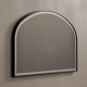Origins Living Lomax Light Overmantle Arch 120 Black - 120x75cm LML-01R127-BK from Ebzone Mirrors Origins Living Brooklyn Mirror 75 Brushed Bronze - 75x90 B008158
