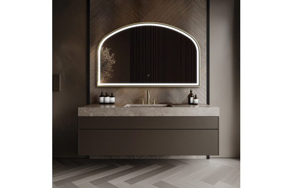 Origins Living Lomax Light Overmantle Arch 120 Brushed Brass - 120x75cm LML-01R127-BB Origins Living Lomax Light Overmantle Arch 120 Brushed Brass - 120x75cm LML-01R127-BB