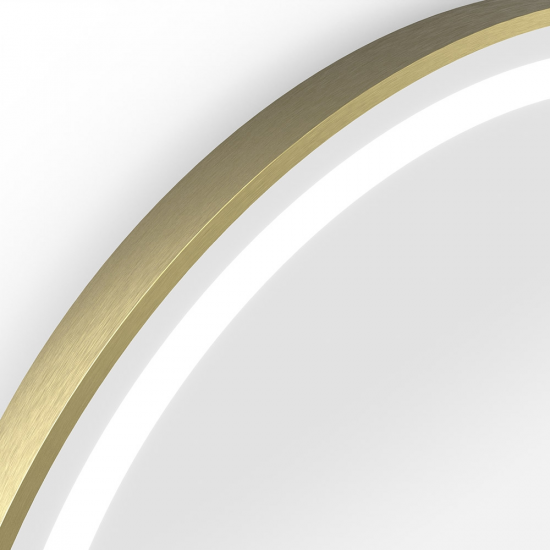 Origins living Mirrors Lomax Light LML-01D070-BB Origins Living Lomax Light Round Mirror 70cm Brushed Brass LML-01D070-BB Mirrors Origins Living Brix Mirror - 40x80cm 324307