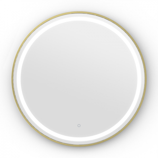 Origins living Mirrors Lomax Light LML-01D070-BB Origins Living Lomax Light Round Mirror 70cm Brushed Brass LML-01D070-BB Mirrors Origins Living Brix Mirror - 40x80cm 324307