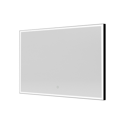 Origins Living Tate Light Rectangular Mirror 120 Black - 120x70cm B008233