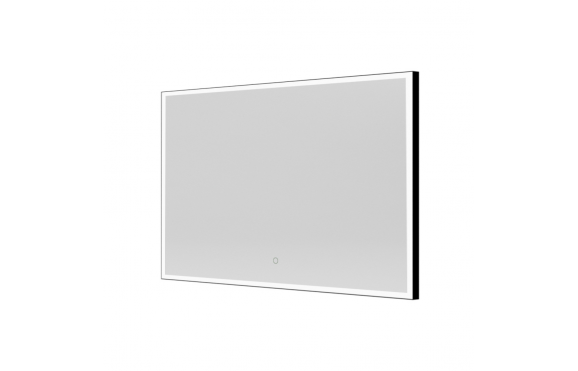 Origins Living Tate Light Rectangular Mirror 120 Black - 120x70cm B008233