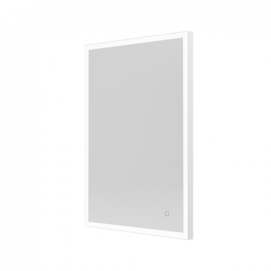 Origins Living Tate Light Rectangular Mirror 100 White - 100x70cm TTL-011107-WH from Ebzone Mirrors Origins Living Mason Reversible 5x Magnifying Wall Mirror - Chrome MSN-007520-CH