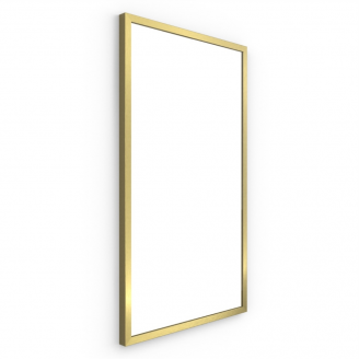 Origins Living Docklands Rectangular Mirror 40 Brushed Brass - 40x70cm B375691 from Ebzone Showering Round Thermostatic Bar Mixer w/Riser Kit - Matt Black AEGO594