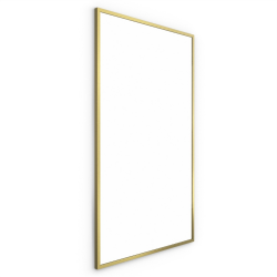 Origins Living Docklands Rectangular Mirror 120 Brushed Brass - 120x70cm B375707 Origins Living Docklands Rectangular Mirror 120 Brushed Brass - 120x70cm B375707