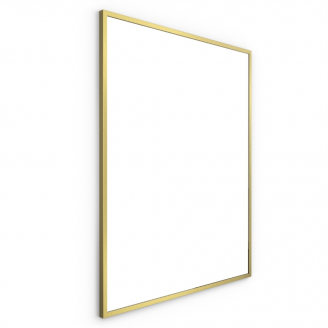 Origins Living Docklands Rectangular Mirror 80 Brushed Brass - 80x100cm B375714 from Ebzone Showering Square Concealed Valve Head & Arm Shower Pack - Chrome AEGO5115