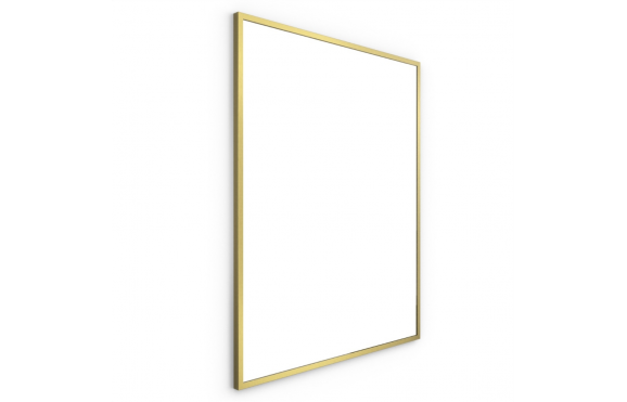 Origins Living Docklands Rectangular Mirror 80 Brushed Brass - 80x100cm B375714
