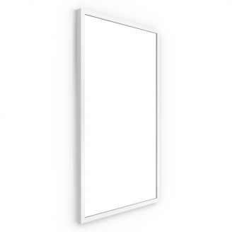 Origins Living Docklands Rectangular Mirror 40 White - 40x70cm B375721 from Ebzone Showering Square Thermostatic Bar Mixer w/Riser Kit - Brushed Brass AEGO5120