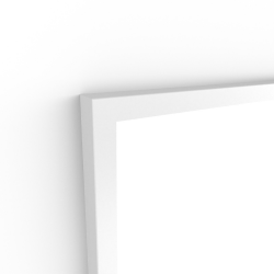 Origins Living Docklands Rectangular Mirror 40 White - 40x70cm B375721