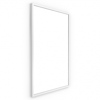 Origins Living Docklands Rectangular Mirror 50 White - 50x80cm B375745 from Ebzone Showering Square Thermostatic Bar Mixer w/Riser Kit - Chrome AEGO581