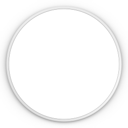 Origins Living Docklands Round Mirror 60cm White B375677 Origins Living Docklands Round Mirror 60cm White B375677