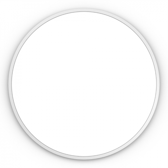 Origins Living Docklands Round Mirror 80cm White B375684 from Ebzone Showering Round Thermostatic Bar Mixer with Riser Kit & Hand Kit - Chrome AEGO571