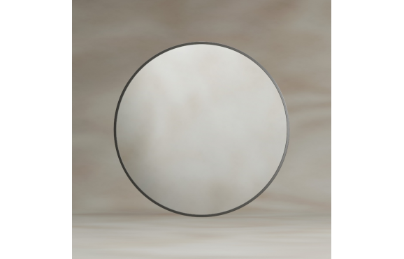 Origins Living Docklands Round Mirror 60cm Gunmetal DKL-00D060-GM