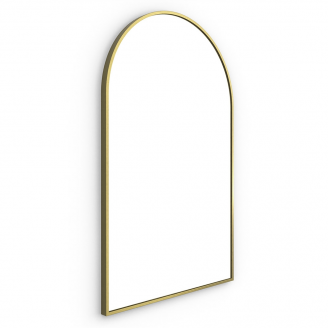 Dockland Capsule and Arched Mirrors DKL-00R058-BB Origins Living Docklands Arch Mirror 50 Brushed Brass - 50x80cm DKL-00R058-BB Toilets & Frames Round Push Button Flushplate - Brushed Brass RERCON533