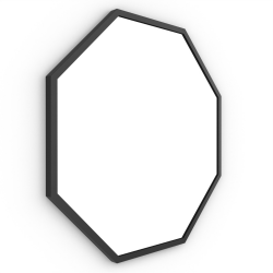 Origins Living Docklands Octagon Mirror 60cm Black DKL-00T060-BK Origins Living Docklands Octagon Mirror 60cm Black DKL-00T060-BK