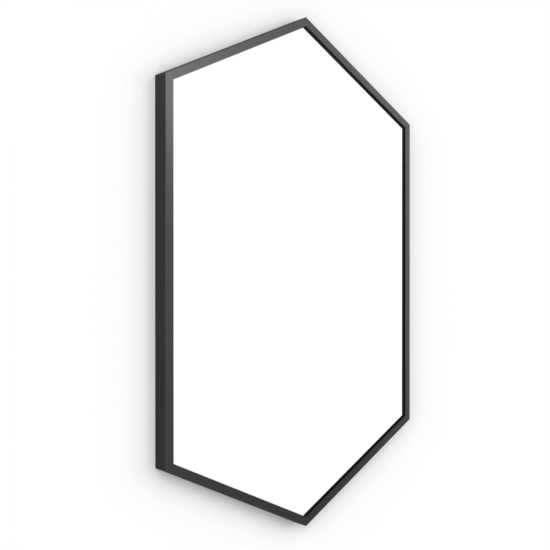 Dockland Capsule and Arched Mirrors B375516 Origins Living Docklands Hexagonal Mirror Black - 50x75cm B375516 Walkin Panels Ronix 500mm Wetroom Side Panel & Arm - Chrome ROL596