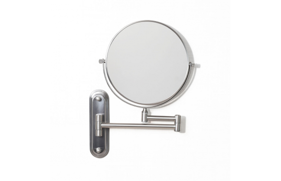 Origins Living Taylor Reversible 5x Magnifying Wall Mirror - Brushed Nickel TYL-007520-BN