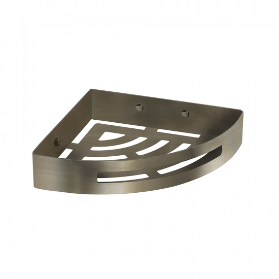 Origins Living Nerva Corner Shower Basket - Brushed Stainless Steel 2479-38 from Ebzone Origins Living Tecno Project Bathroom Accessories Origins Living Tecno Project Towel Rail 51cm - Black 166190