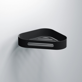 Origins Living S5 Fahrenheit Corner Basket - Black 176519 from Ebzone Origins Living Tecno Project Bathroom Accessories Origins Living Tecno Project Towel Rail 51cm - White 166077