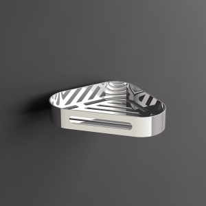 Origins Living S5 Fahrenheit Corner Basket - polished 141517 from Ebzone Quadrant Shower Enclosures Merlyn Vivid Boost 1000mm 1 Door Quadrant MEREy5380