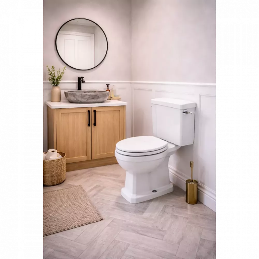 Sherbourne Close Coupled WC & Soft Close Seat Sherbourne Close Coupled WC & Soft Close Seat