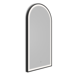Origins Living Lomax Light Arch Mirror 40 Black - 40x80cm LML-01R048-BK Illuminated Bathroom Mirror
