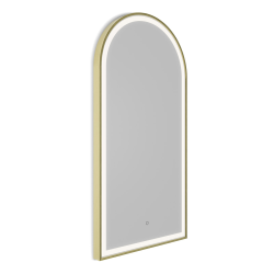 Origins Living Lomax Light Arch Mirror 40 Brushed Brass - 40x80cm LML-01R048-BB Illuminated Bathroom Mirror