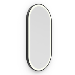 Origins Living Lomax Light Capsule Mirror 40 Black - 40x80cm LML-01C048-BK Illuminated Bathroom Mirror