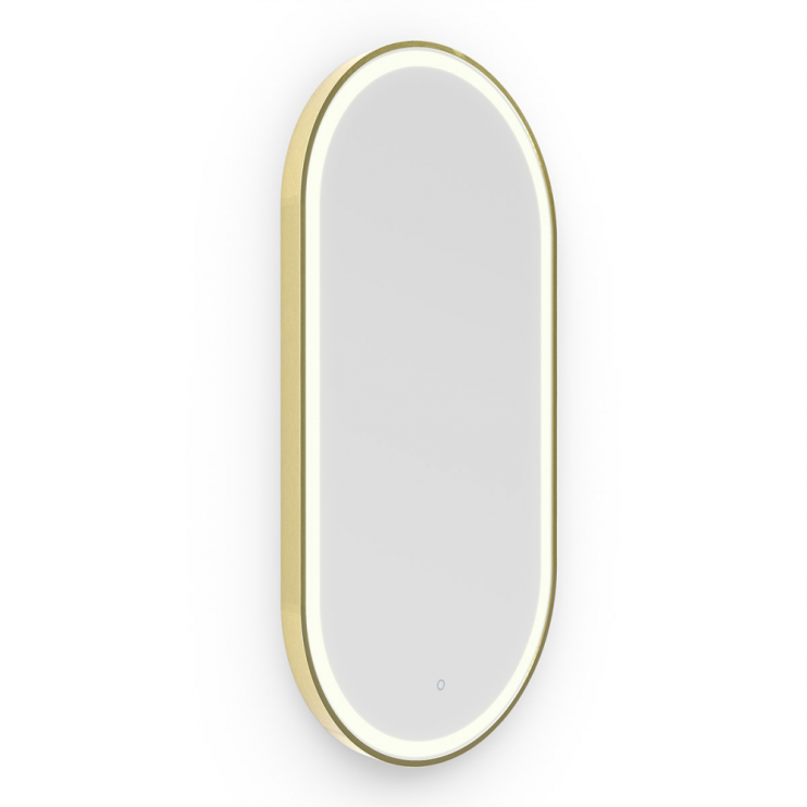Origins Living Lomax Light Capsule Mirror 40 Brushed Brass - 40x80cm LML-01C048-BB Illuminated Bathroom Mirror Origins Living Lomax Light Capsule Mirror 40 Brushed Brass - 40x80cm LML-01C048-BB Illuminated Bathroom Mirror