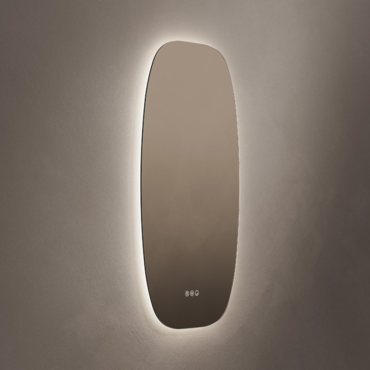 Origins Living Claris Capsule Mirror 45x90cm CLR-01C459-03 Illuminated Bathroom Mirror