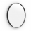 Origins Living City Round Mirror 60cm Black B375622