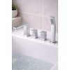 Vema Lys 4-Hole Deck Mounted Bath/Shower Mixer - Chrome Vema Lys 4-Hole Deck Mounted Bath/Shower Mixer - Chrome Bathroom Taps