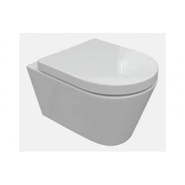 Wall Hung Pan & Seat DIPTP0158 Cilantro Rimless Wall Hung WC & Soft Close Seat