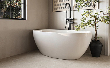 Freestanding baths both modern and traditional