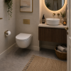 Wall Hung Pan & Seat DIPTP0292 Lily Rimless Wall Hung WC & Soft Close Seat