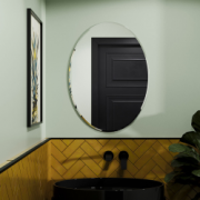 Origins Living Belvoir Oval Mirror 55 - 55x75cm BLV-00V057-00
