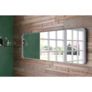 Origins Living City Rectangular Mirror 150 White - 150x50cm B375646