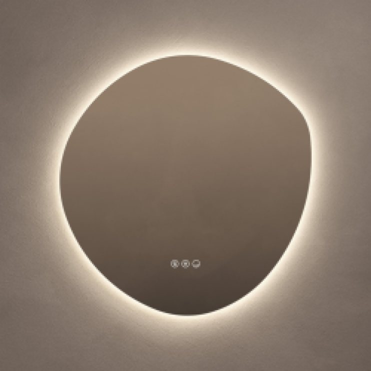 Origins Living Claris Organic Mirror 60x80cm CLR-01G068-03 Illuminated Bathroom Mirror Origins Living Claris Organic Mirror 60x80cm CLR-01G068-03 Illuminated Bathroom Mirror