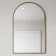 Origins Living Docklands Arch Mirror 50 Brushed Brass - 50x80cm DKL-00R058-BB