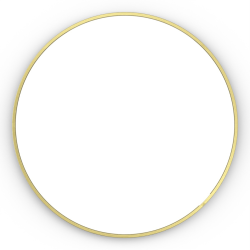 Origins Living Docklands Round Mirror 60cm Brushed Brass B375523 Origins Living Docklands Round Mirror 60cm Brushed Brass B375523