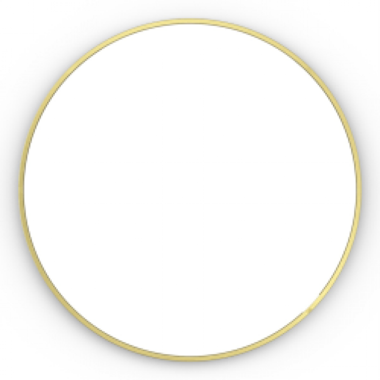 Origins Living Docklands Round Mirror 60cm Brushed Brass B375523 Origins Living Docklands Round Mirror 60cm Brushed Brass B375523