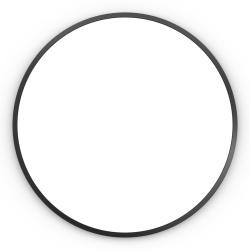 Origins Living Docklands Round Mirror 80cm Black B375547 Origins Living Docklands Round Mirror 80cm Black B375547