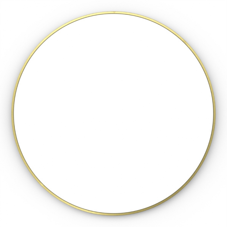 Origins Living Docklands Round Mirror 80cm Brushed Brass B375660 Origins Living Docklands Round Mirror 80cm Brushed Brass B375660
