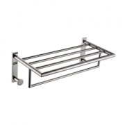 Origins Living G Pro Towel Rack with Hooks - Chrome 5035-13 Bathroom Accessory