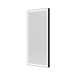 Origins Living Tate Light Rectangular Mirror 50 Black - 50x100cm B008219