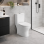 Sandro Rimless Close Coupled Fully Shrouded WC & Soft Close Seat
