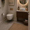 Wall Hung Pan & Seat DIPTP0282 Sandro Rimless Wall Hung WC & Soft Close Seat